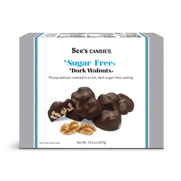 【See's CANDIES】 時思核桃低糖黑巧克力