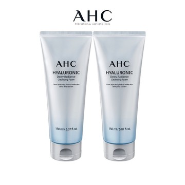 【AHC】超能玻尿酸肌亮潔顏乳150ml 單/多入組