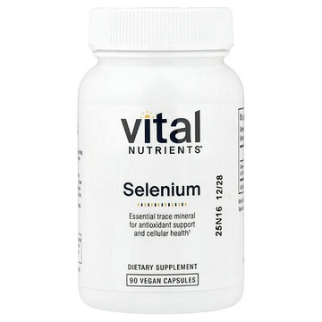 Vital Nutrients, 硒，200 微克，90 粒全素膠囊