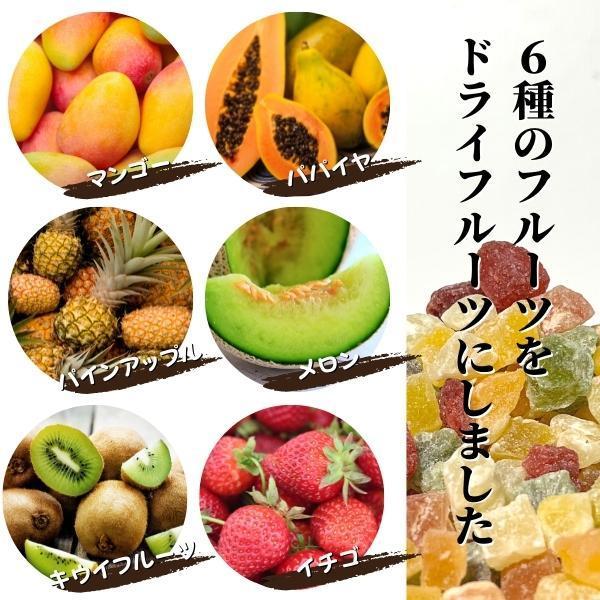 6種のフルーツキューブ 500g［常温］ドライフルーツ 菓子材料にも