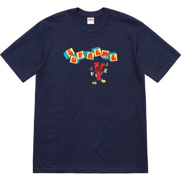 SUPREME DYNAMITE TEE 深藍 SS19T20【逢甲 FUZZY】