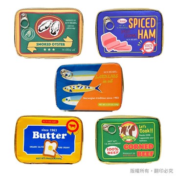 日本丸真 yup!創意收納包 扁扁罐頭系列