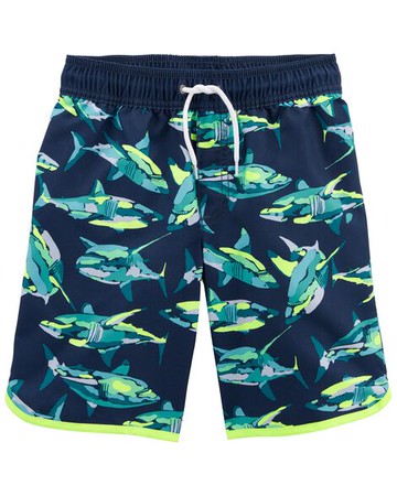 Kid Shark Swim Trunks
