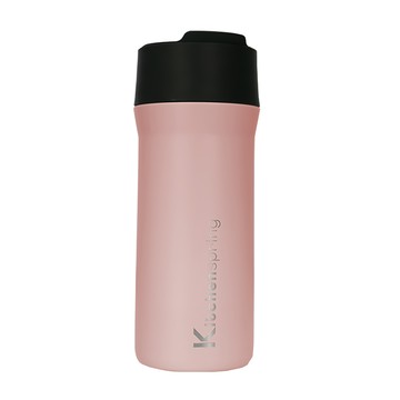 Kitchenspring KS YOGA 陶瓷保溫瓶 350ML 瓶身-SS304不鏽鋼  氣質粉  1個