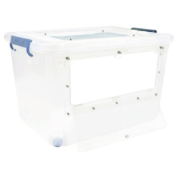 Borapet 120L 挖掘用整理箱 (附不鏽鋼上蓋)  1set  透明