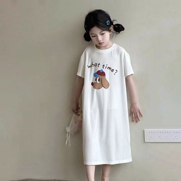 女童夏季冰絲薄款中大童短袖兒童新款休閒睡衣家居空調服套裝兒童短袖睡衣夏季居家服兒童睡衣短袖睡衣套裝兒童睡衣套裝居家服