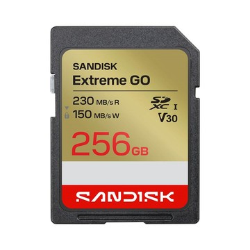 SANDISK Extreme GO 256G SDXC V30 UHS-I U3 相機專用 記憶卡 廠商直送