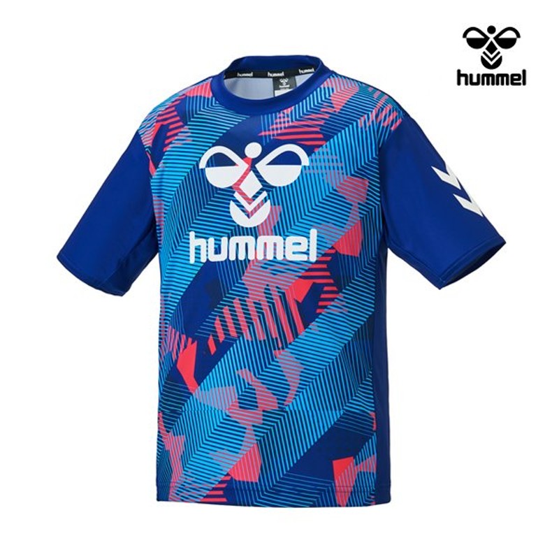 hummel ヒュンメル キッズ ジュニア サッカープラクティスシャツ PRIAMORE プラクティスシャツ ブルー HJP1155-67  140-160cm 通販 LINEポイント最大0.5%GET | LINEショッピング