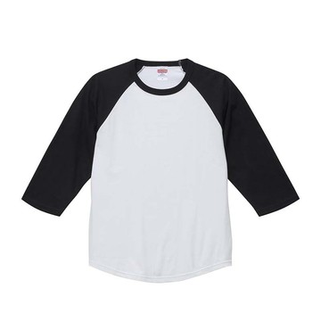 United Athle UA 5.6oz 拉克蘭七分袖T恤 白黑 3504501-1002 [台灣現貨]