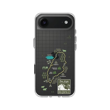iPhone Air Clear Case（相機按鈕） 透明 - Nature Explorers 自然探索指南 - 探索指南（夜晚的阿爾卑斯山）