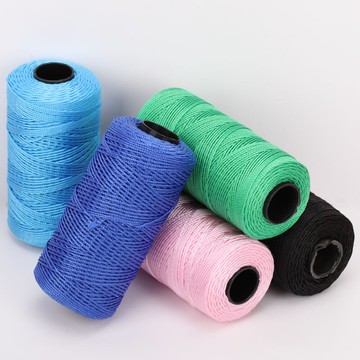 合股冰絲線鉤帽子手工diy編織帽子專用毛線夏天季材料包包勾拖鞋