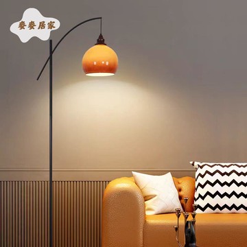 免運 落地燈 美式落地燈 中古落地燈創意網紅客廳沙發旁氛圍燈2024年新款臥室立式釣魚燈具 可開發票 全館五折 工廠現貨直銷 新品特價 m9061