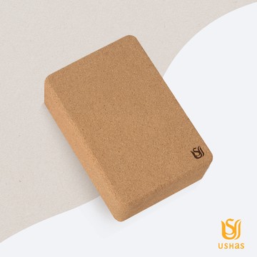 經典軟木瑜珈磚 60D (22.8x15x7.5cm/1入)丨瑜伽磚 皮拉提斯 瑜珈