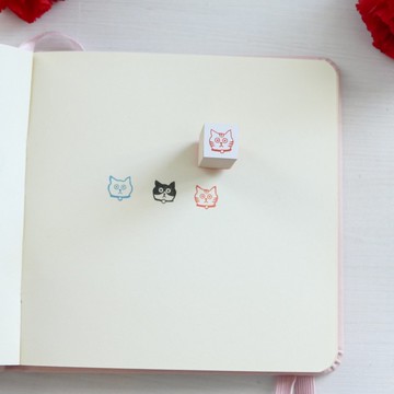 12x12印章 虎斑貓