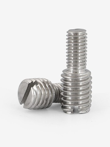 304不銹鋼一字大頭轉換小頭螺絲變徑螺栓異徑螺桿M4M5M6轉M8轉M10