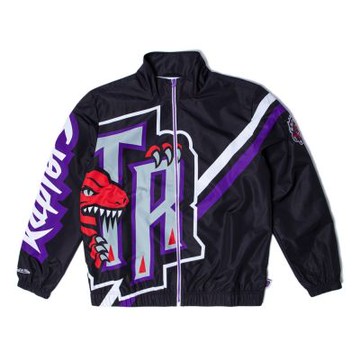 M&N EXPLODED LOGO WARM UP JACKET 熱身外套 暴龍隊 -OJZP4995-TRAYYPPPBLCK