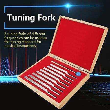 Medical Tuning Fork Set, Aluminium Tuning Fork,256HZ 512HZ 288HZ 320HZ 341.3HZ 384HZ 426.6HZ 480HZ Set,with A Mallet,for Music Room, Health Club etc