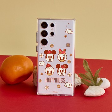 Disney經典-中式賀新春防摔透明SAMSUNG手機殼