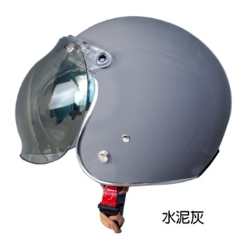 GP5 安全帽 MTS 313加大 素色 水泥灰 泡泡鏡片 安全插扣 全可拆洗 大尺寸 涼感內襯 復古帽 半罩