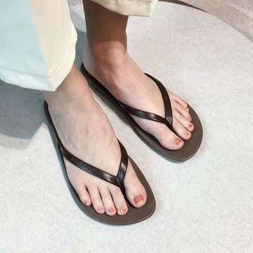 2025新款MOOCHUU泰國橡膠人字拖女夏季外穿防滑防臭沙灘拖鞋平底