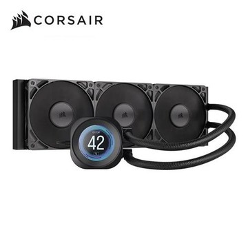 CORSAIR 海盜船 NAUTILUS 360 2.1吋 LCD CPU水冷散熱器 黑