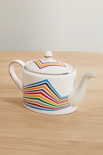Nimerology - I'm Off To Join The Circus Bone China Teapot - Blue - one size