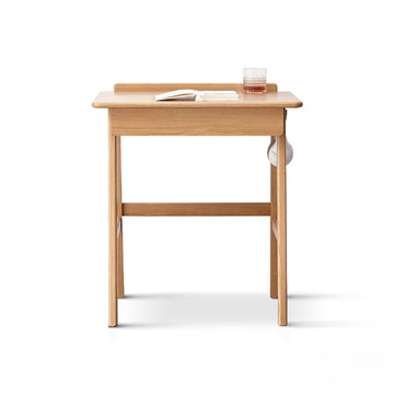 hoi! 源氏木語布拉格橡木原木色0.8M單抽書桌 Y84X17