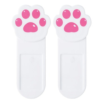 E.City 可愛療癒系貓掌馬桶掀蓋器 2個  顏色隨機  10.5 x 4.5 x 0.3cm