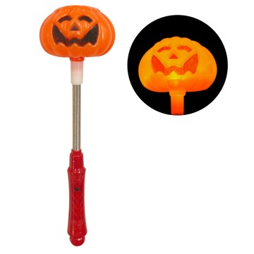 【Halloween萬聖派對】9吋亮燈南瓜造型棒 1支