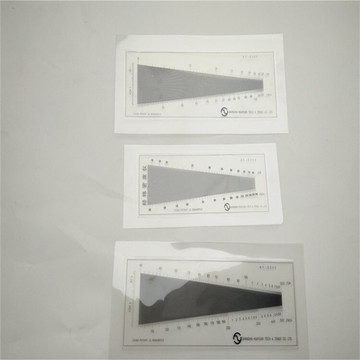 塑料紡織布料密度鏡密度尺儀經緯目數鏡篩網密度鏡測目數片500目