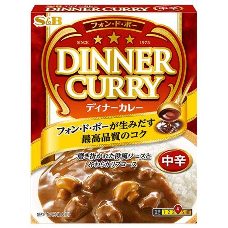 SB ディナーカレーレトルト 中辛 200g×5個