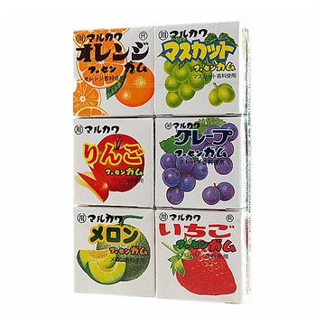 丸川~古早味水果風味口香糖(5.4gX6入)