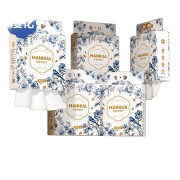 漫花洗臉巾小包懸掛式抽取超厚家用嬰兒柔巾一次性學生宿舍擦臉