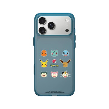 iPhone 17 Pro Max Clear (相機按鈕) 夜幕藍 - 寶可夢 Pokemon - Sticker-寶可夢們