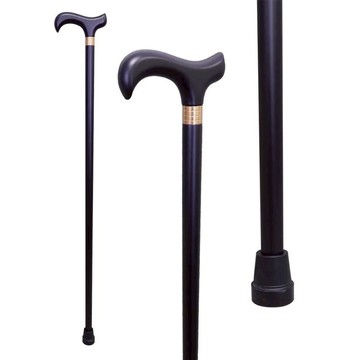 【海夫健康生活館】北匠醫療用手杖(未滅菌) 好好杖 天然實木拐杖 碳黑色(1006-003-DEB)