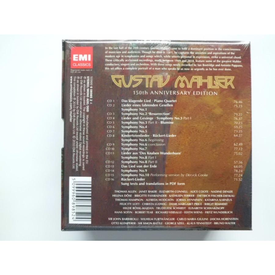 Mahler   The Complete Works -150th Anniversary Edition- 16 CDs    CD