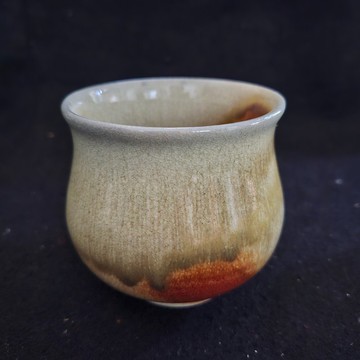 手拉胚柴燒茶碗自然落灰火吻個性商品最佳禮物紀念品
