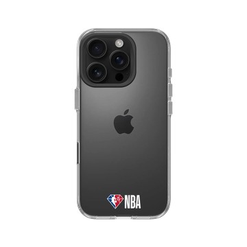 iPhone 16 Pro Clear Case（相機按鈕） 透明 - NBA - Logo-NBA 75週年 NBA 75th Anniversary Logoman