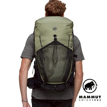 【Mammut 長毛象】Ducan Spine 28-35 動態背負健行後背包 28-35L 沼澤綠/黑 #2530-01410