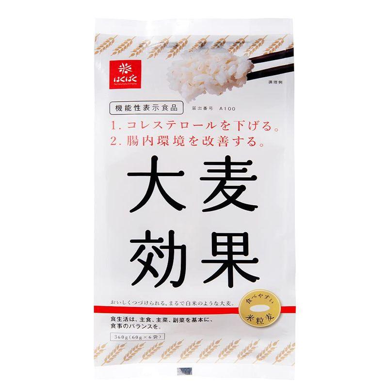 はくばく 大麦効果 60g×6袋入