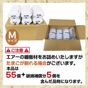 JAむなかたよりお届け！宗像たまご60個（55個＋補償5個）_PA0916