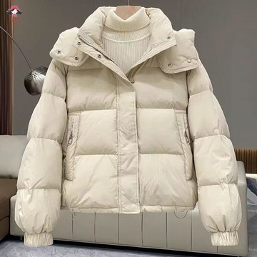 台灣出貨 連帽外套 女生外套 麪包服短款棉服棉衣連帽棉服女年新款潮秋冬季外套厚棉襖外搭秋冬外套