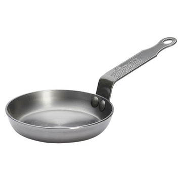 de Buyer 畢耶 原礦蜂蠟系列 法式單柄平底煎餅鍋 5612.12  12cm  1個