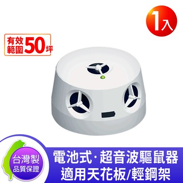 【Digimax】UP-115  『五雷轟鼠』五喇叭電池式超音波驅鼠蟲器 1入