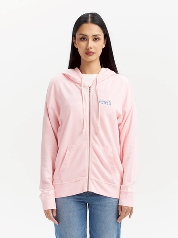 Levis 女款 寬鬆版連帽外套 / 海面波光Logo 熱賣單品