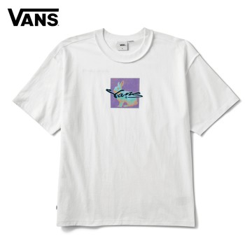Vans Premium LX Down The Rabbit Hole 男女款白色短袖T恤