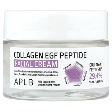 APLB, 膠原蛋白 EGF 肽面霜，1.86 液量盎司（55 毫升）