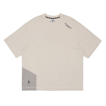 NBA 寬版 牛仔布拼接 短袖上衣 3525105000