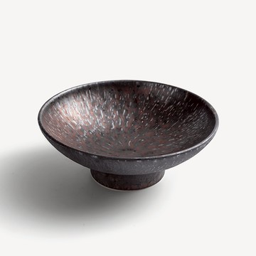 WAGA 日式褐金 16cm 陶瓷淺碗｜單品