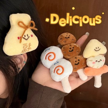 台灣現貨⭐髮夾 關東煮公仔髮夾 創意髮飾 邊夾 劉海夾 裝飾夾 大嘴夾 一字夾 兒童髮夾 仿真食玩 搞怪髮夾 閨蜜禮物